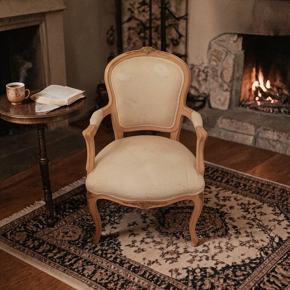 Louis XV Style Wooden Armchair AU$125