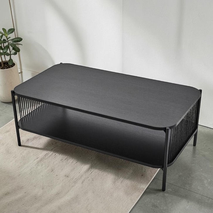 Fantastic Furniture Uma Black Rectangle Coffee Table AU$99