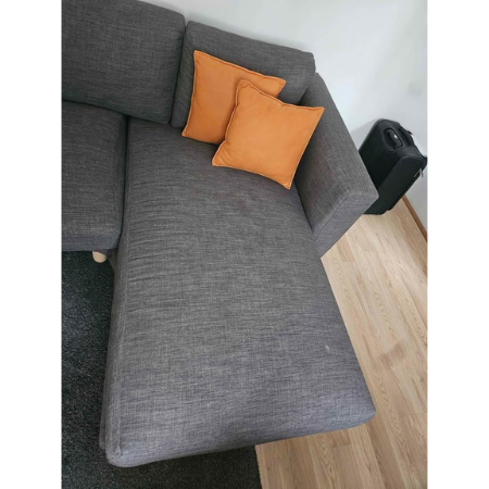 Thumbnail: IKea Norsborg 3-seat Sofa With Additional Chaise Lounge (Rrp $1,100)