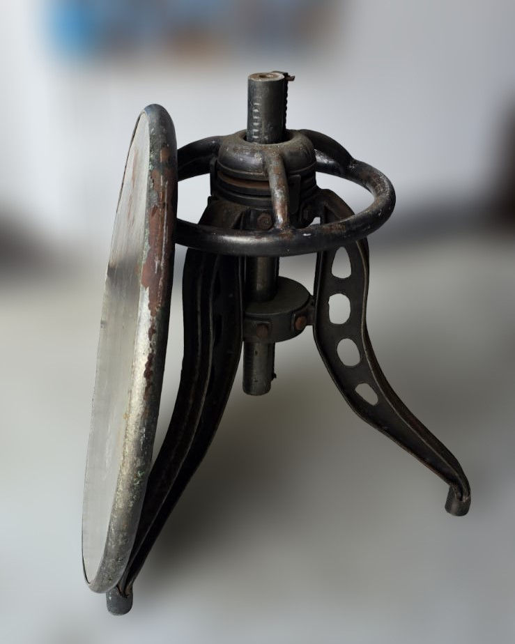 Thumbnail: Industrial Adjustable Metal Side Table