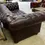 Thumbnail: Vintage Chesterfield Style Sofa Deep Red