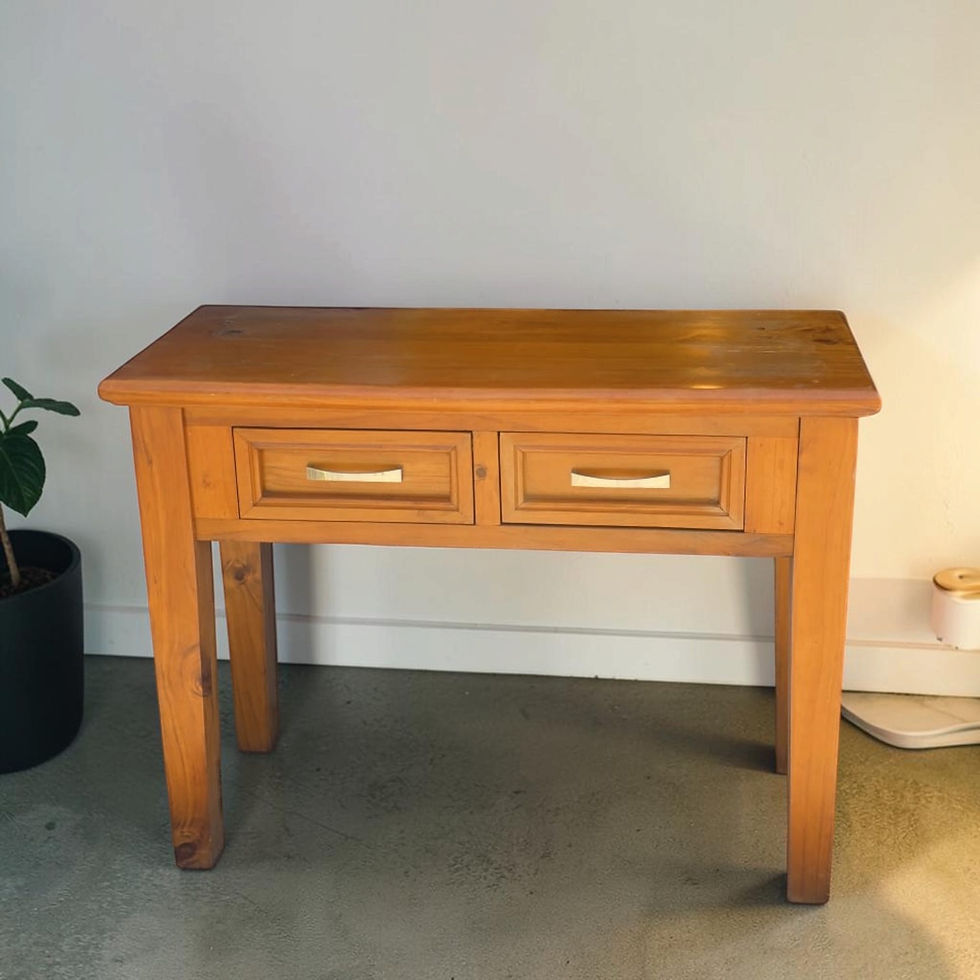 Small Wooden ConsoleHall Table With Two Drawers (Dimensions 80x103x40) (1)