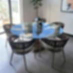 Concrete outdoor Table with Glass top AU$199