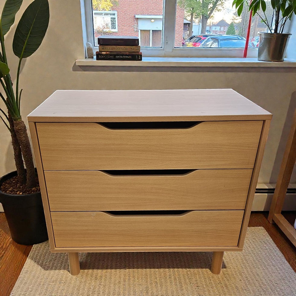 Boori Modular 3 Drawer Chest In A Natural Beech Finish (Dimensions: 73x80x48) AU$150