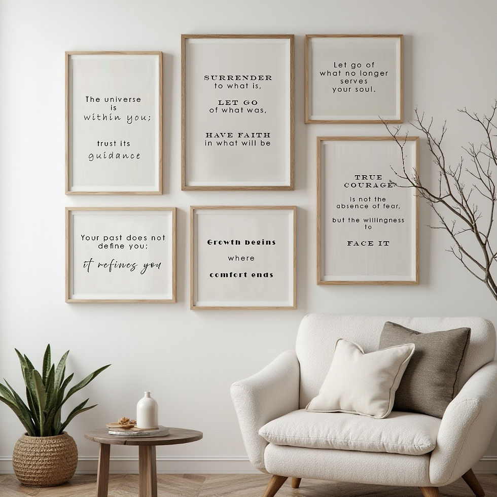 Framed Affirmations