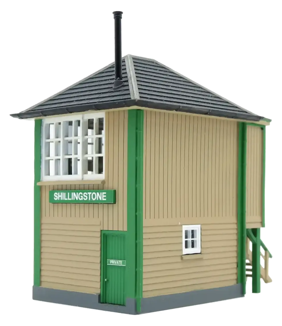 Thumbnail: Shillingstone Station Signal Box Model Back