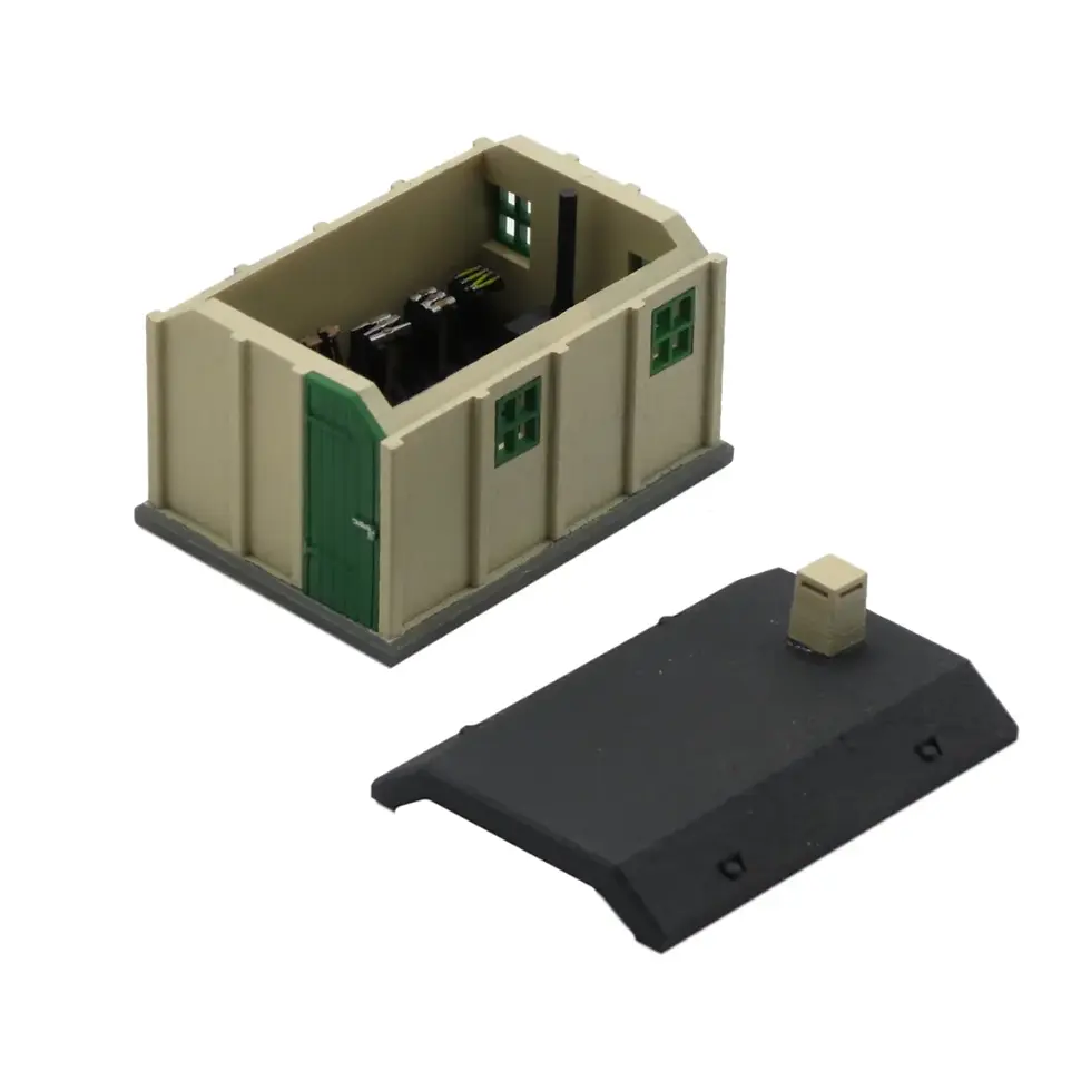 Thumbnail: Concrete Line Side Hut Model Removed Roof