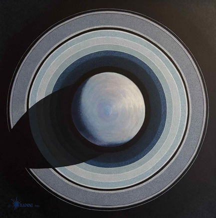 Saturn from Northern Pole