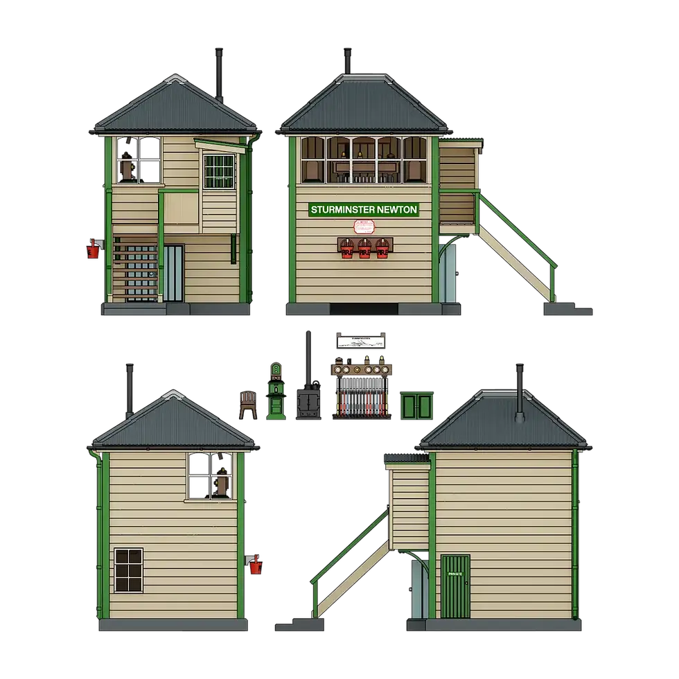 Thumbnail: Sturminster Newton Signal Box Model Views