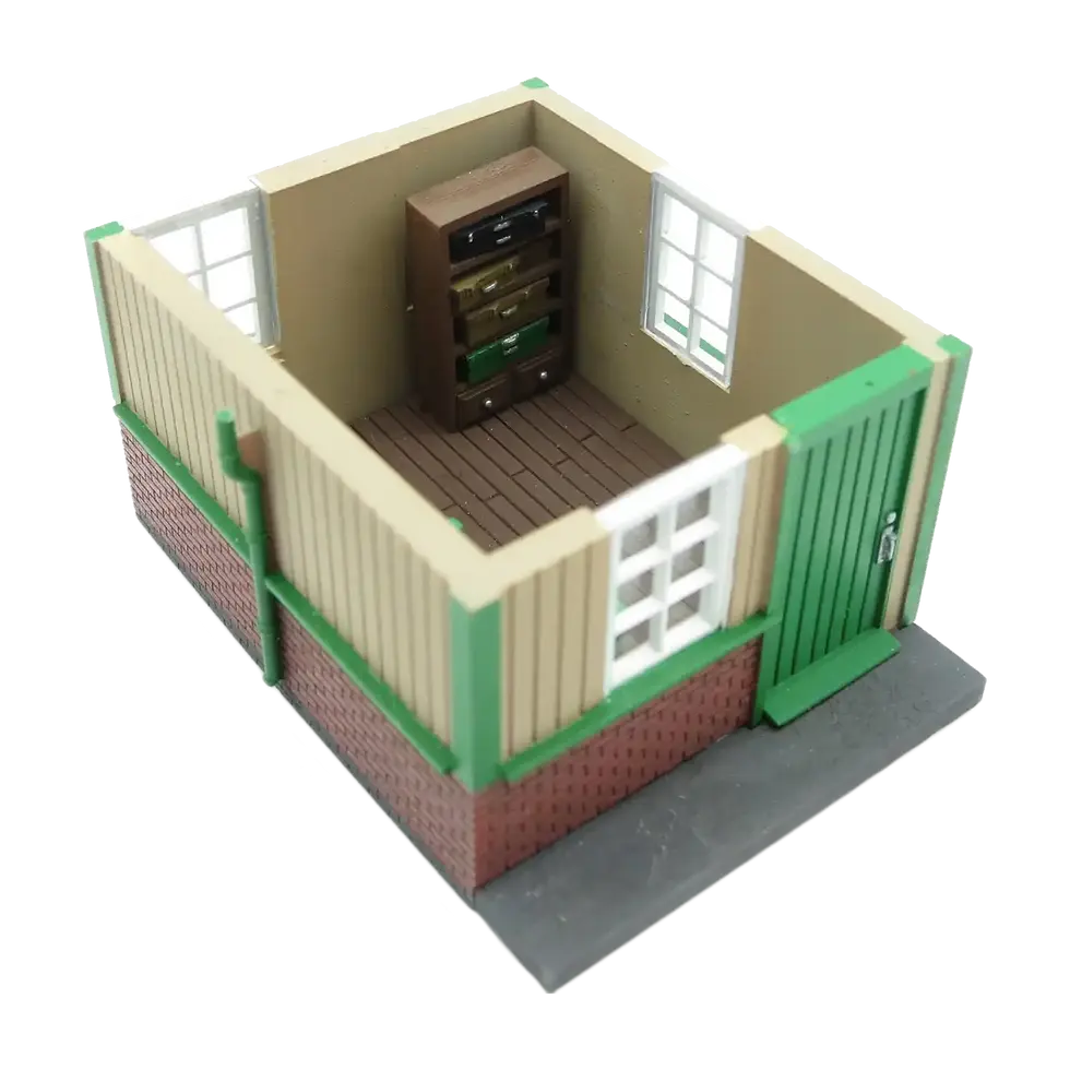 Thumbnail: Shillingstone Station Porters Hut Model Interior