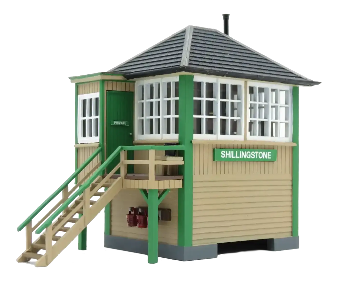 Shillingstone Station Signal Box Model Front