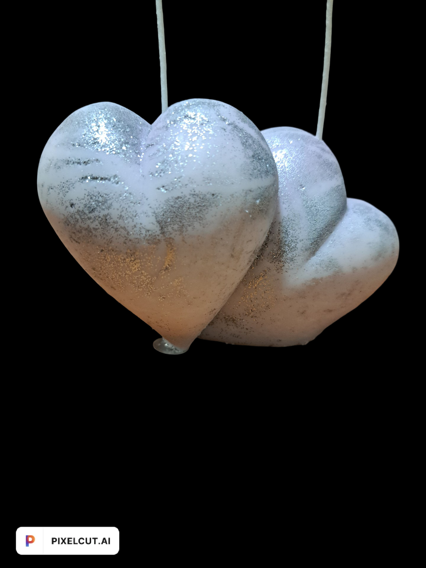 Double heart mold
