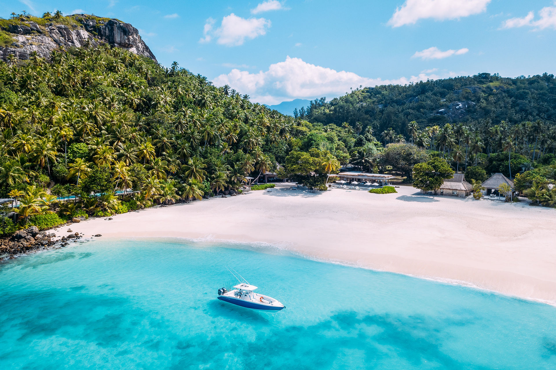 Arrive at North Island Seychelles