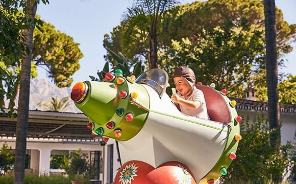 Boy playing at the Marbella Club kids club