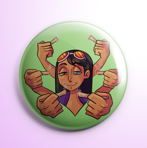 Bottom Holográfico - Nico Robin