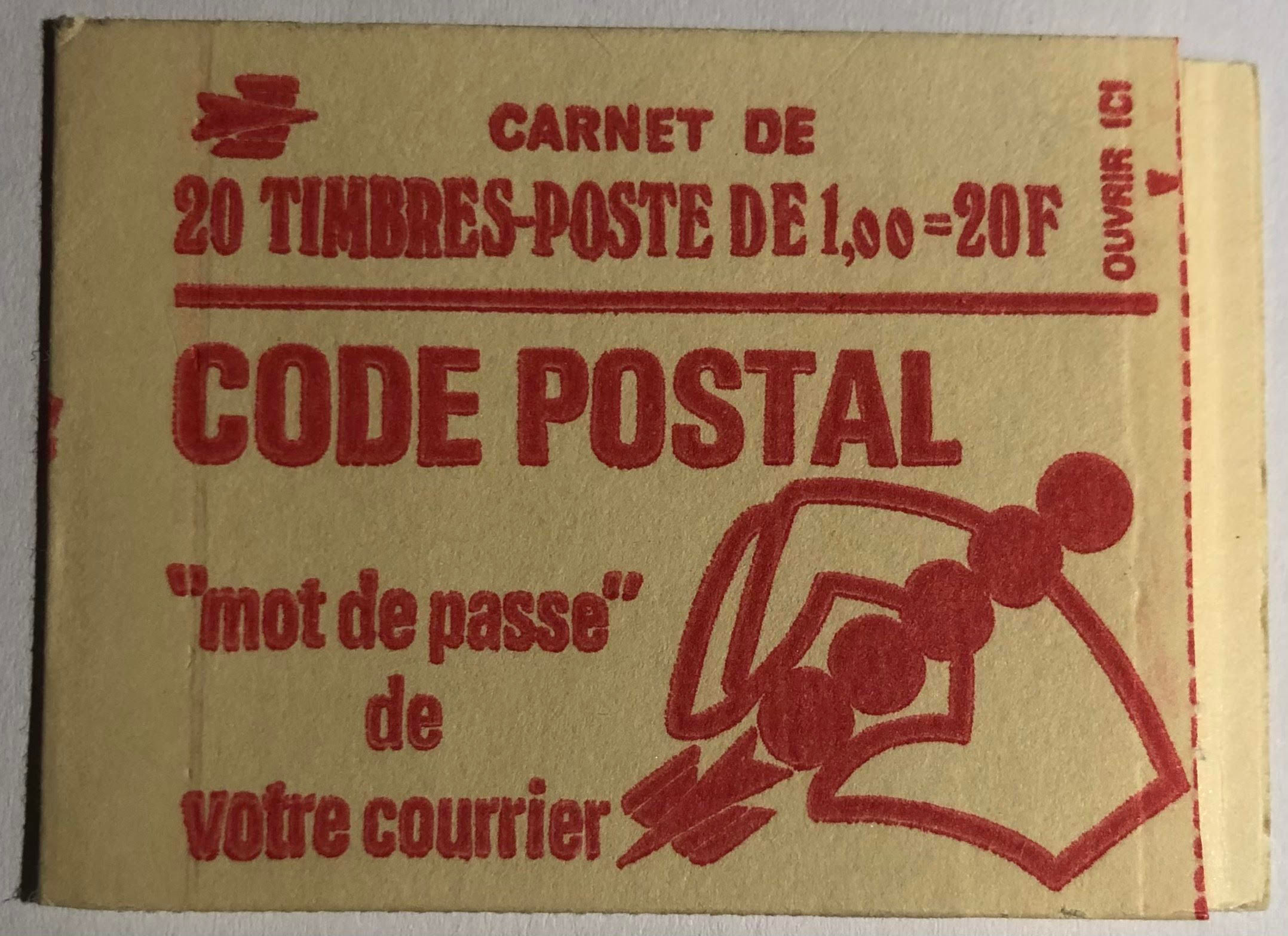 Carnet de timbres n°1892-C3