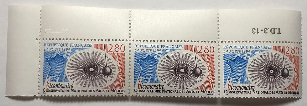 Trio of stamps n ° 2904 mint **