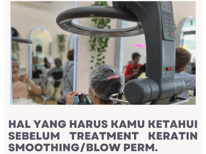 Before Treatment Keratin Smoothing/Blow Perm