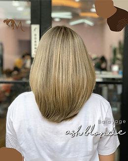 balayage ash blonde
