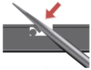 Thumbnail: 2/BF804 ฉากสามเหลี่ยมรองราง สำหรับ ราง 400mm