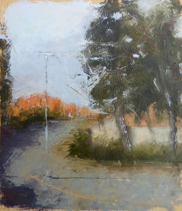 נועה ארבל | ציור שמן מושב - נוף ישראלי