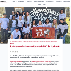 IMPACT Service Breaks