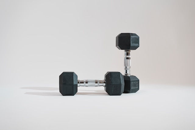 workout gear on white backdrop
