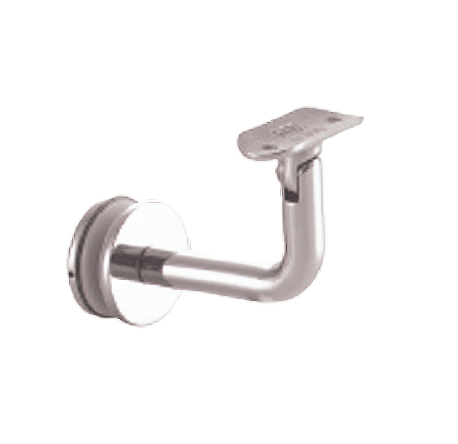 قاعدة ماسورة على زجاج مع رأس متحرك