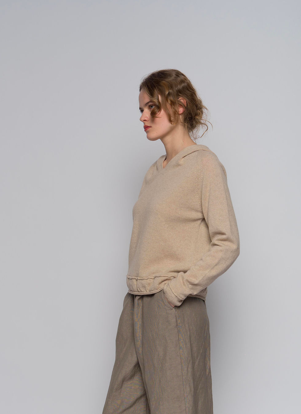 Thumbnail: #2630 / cashmere hoodie