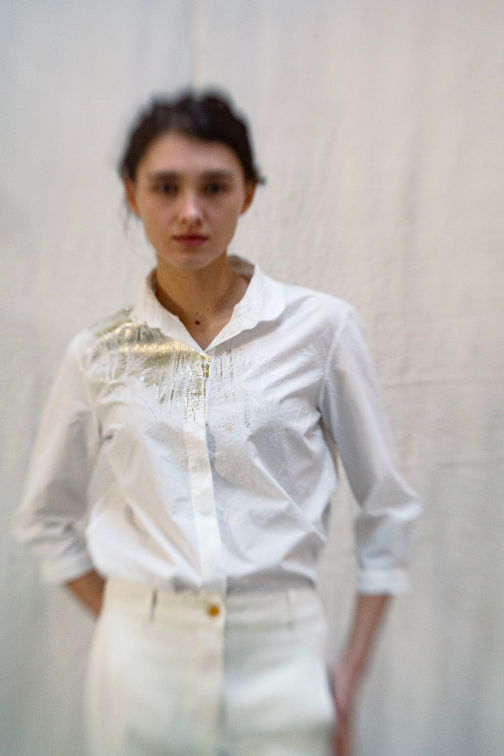 Metallic Applique Shirt Cassia - 24373