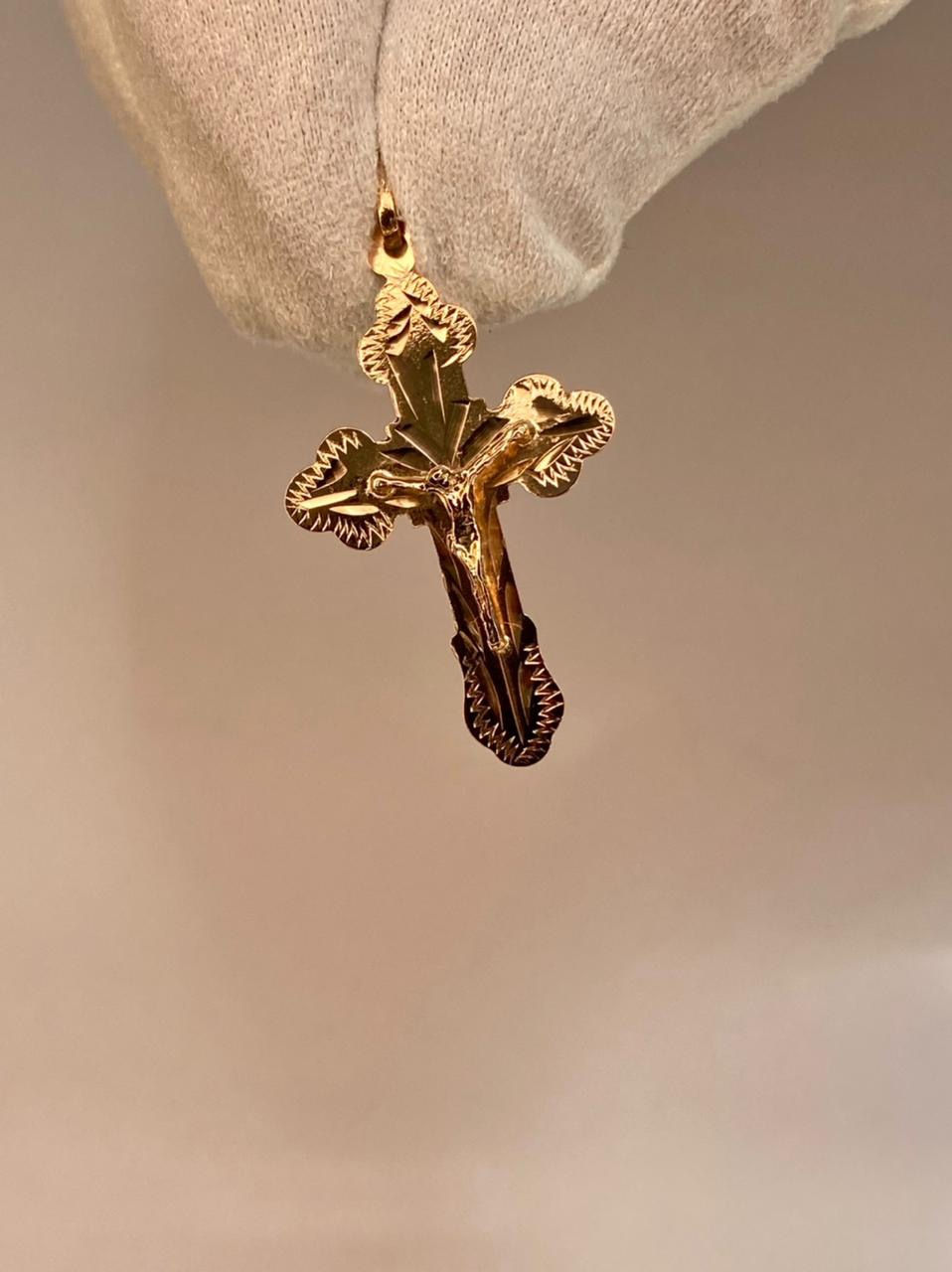 Миниатюра: Крестик золотой 