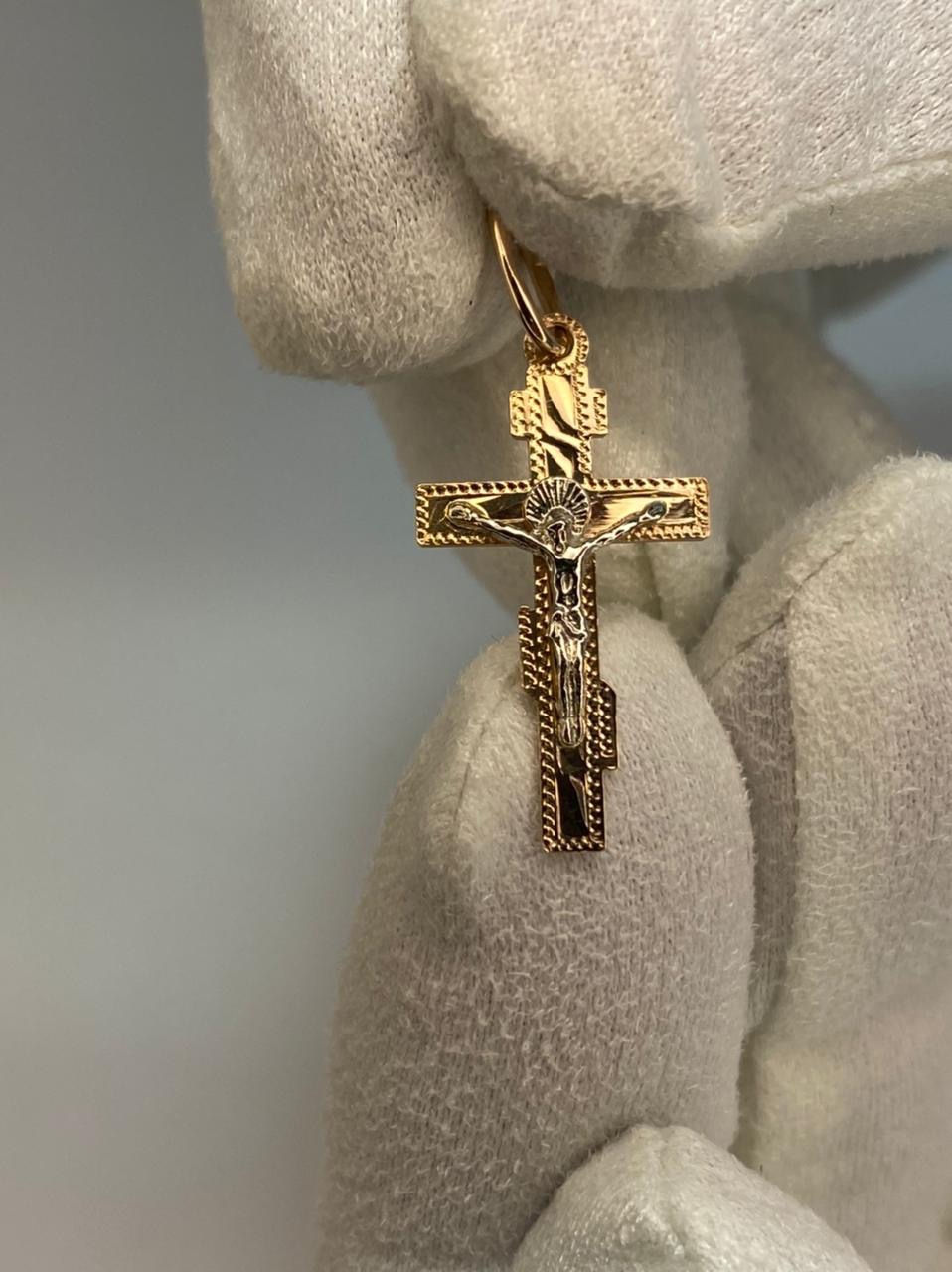 Миниатюра: Крестик золотой 