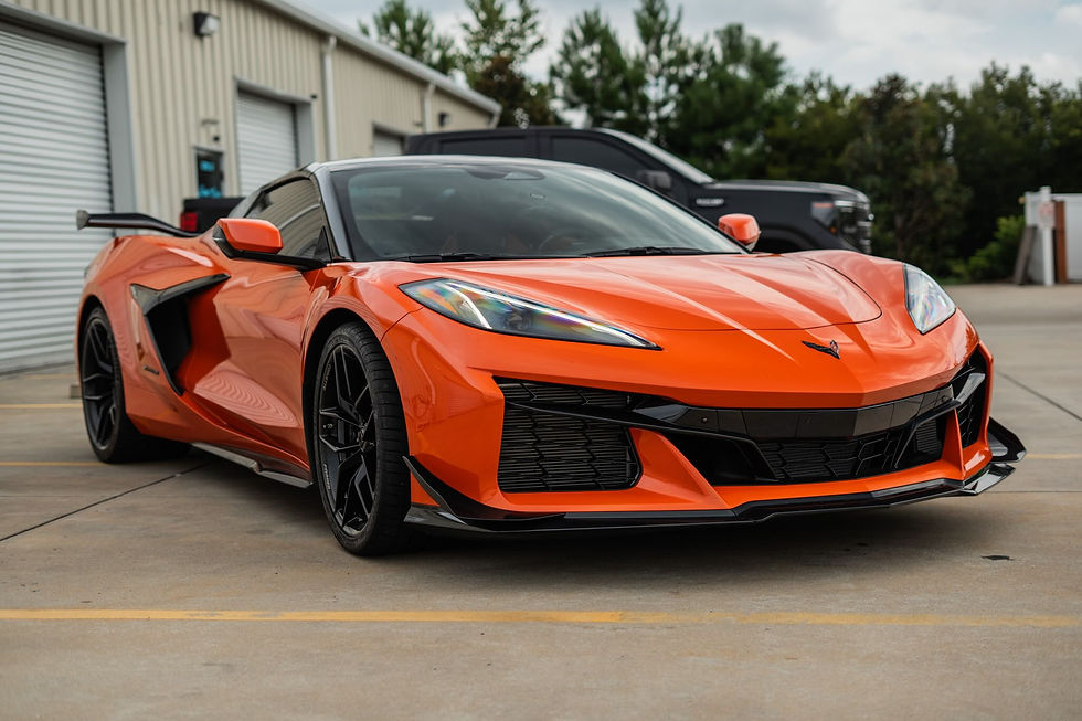 c8 corvette received our high performance window tint and full front end paint protection film in conway sc. With a car like this you need ppf to keep it looking new for its lifetime.
