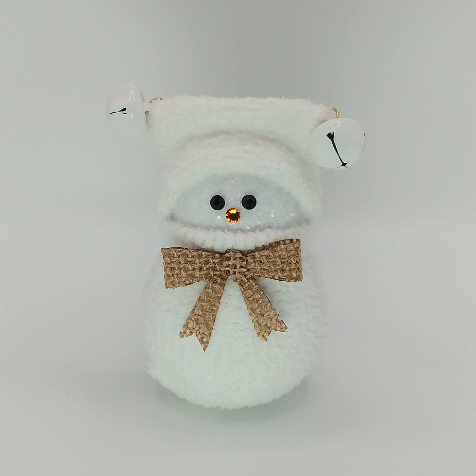 Burlap Bow, a 3d printed, handcrafted ornament from Snow Elfyz