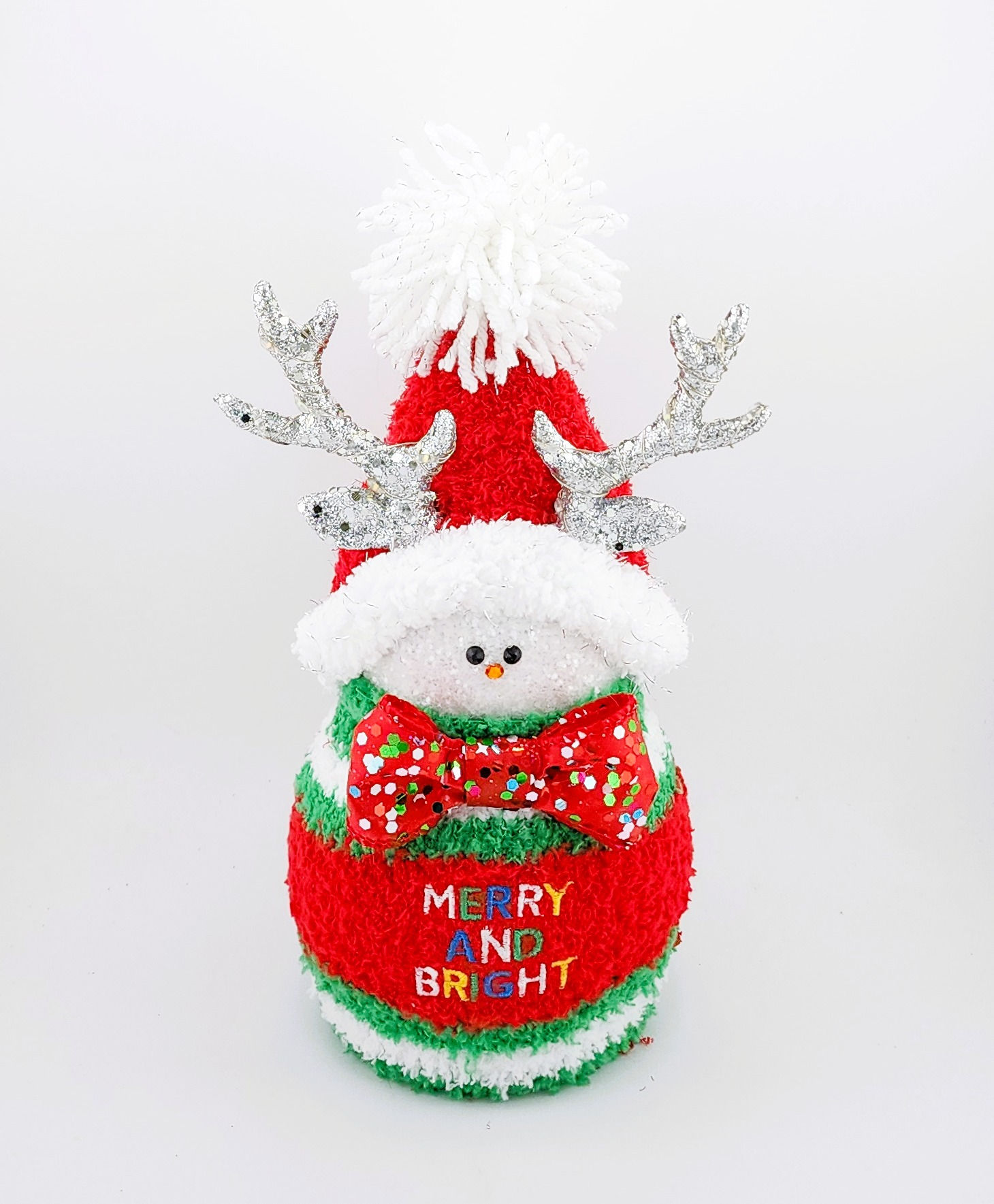 Merry and Bright 2025, a 3D printed, handcrafted decor, that lights up! Only at Snow Elfyz!
