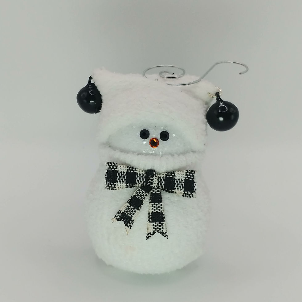 Farmhouse styled ornaments from Snow Elfyz. 3d printed and handcrafted.