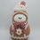 Thumbnail: 3D printed and handcrafted gingerbread themed snowman from Snow Elfyz.
