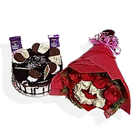 flowers n cake icon