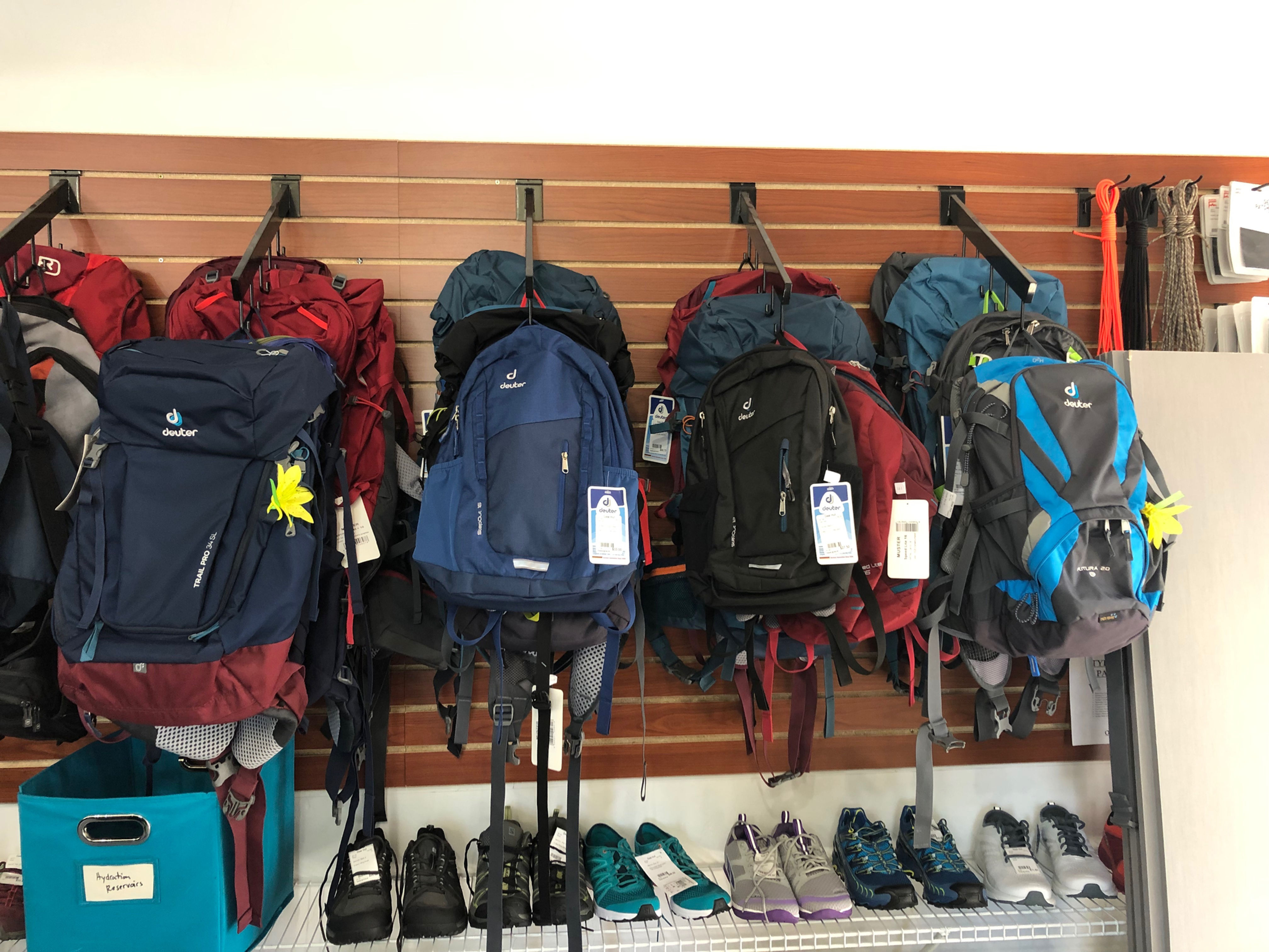 deuter trail backpack, deuter.com, backpacking gear reno