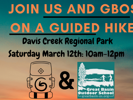 Join us and GBOS on a guided hike!