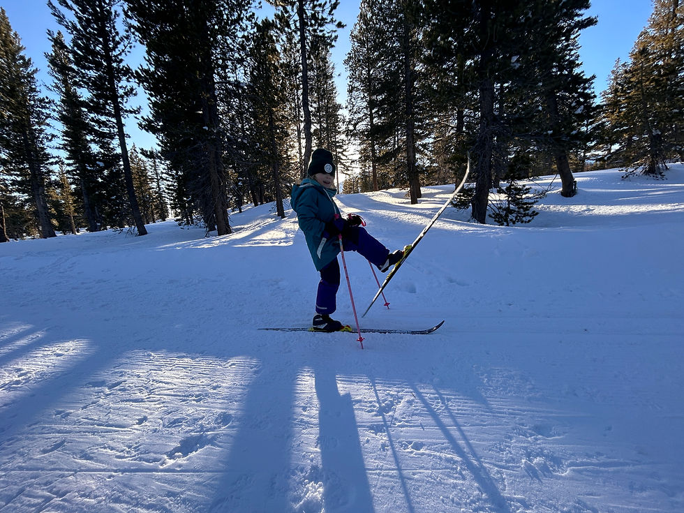 xc classic skiing near Reno and Lake Tahoe, youth cross country ski