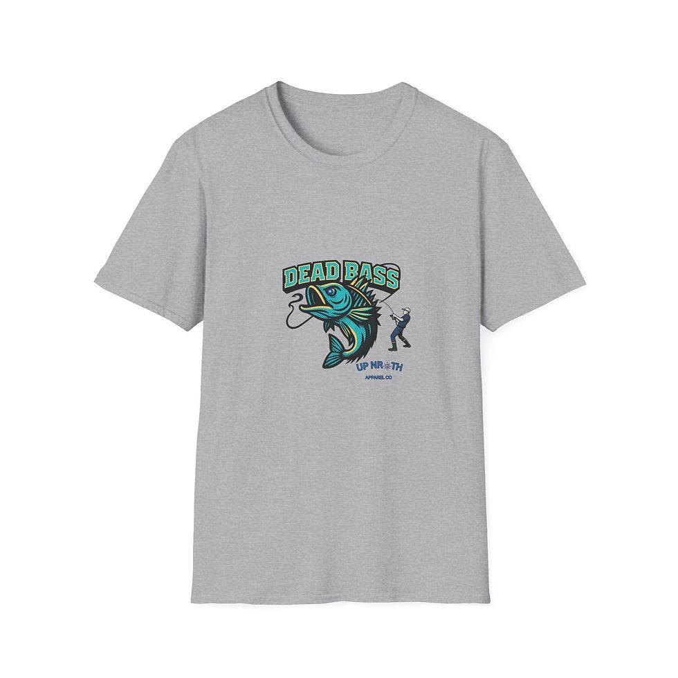 Thumbnail: Dead Bass Graphic T-Shirt — Retro Fishing Tee