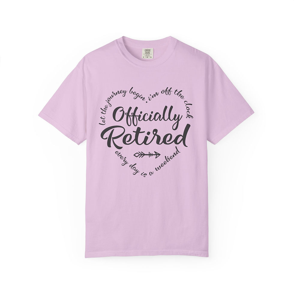 Thumbnail: Officially Retired T-Shirt — Funny Retirement Gift Tee for New Retirees