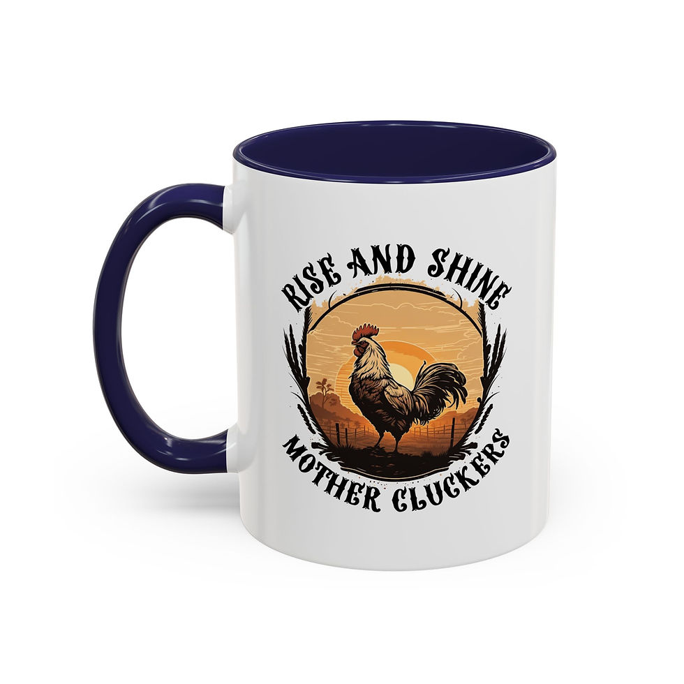 Thumbnail: Rise and Shine Rooster Coffee Mug - Perfect for Coffee Lovers