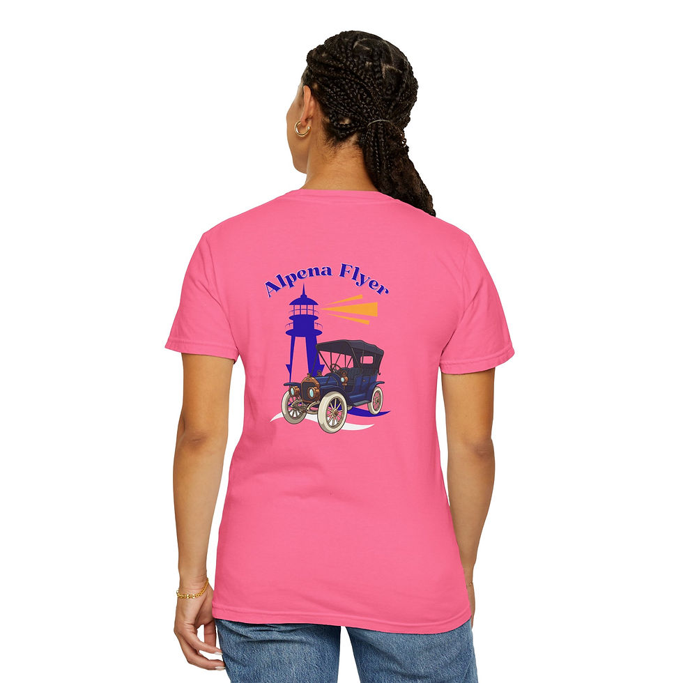 Thumbnail: Vintage Car T‑Shirt — "Alpena Flyer" Retro Auto Graphic Tee