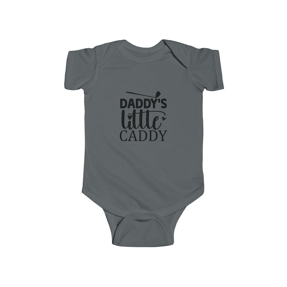 Thumbnail: Infant Bodysuit — "Daddy's Little Caddy" Golf Baby Onesie