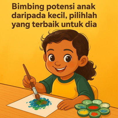 Setiap anak lahir dengan potensi luar biasa. Yang membezakannya ialah bagaimana potensi itu dibimbing sejak kecil.