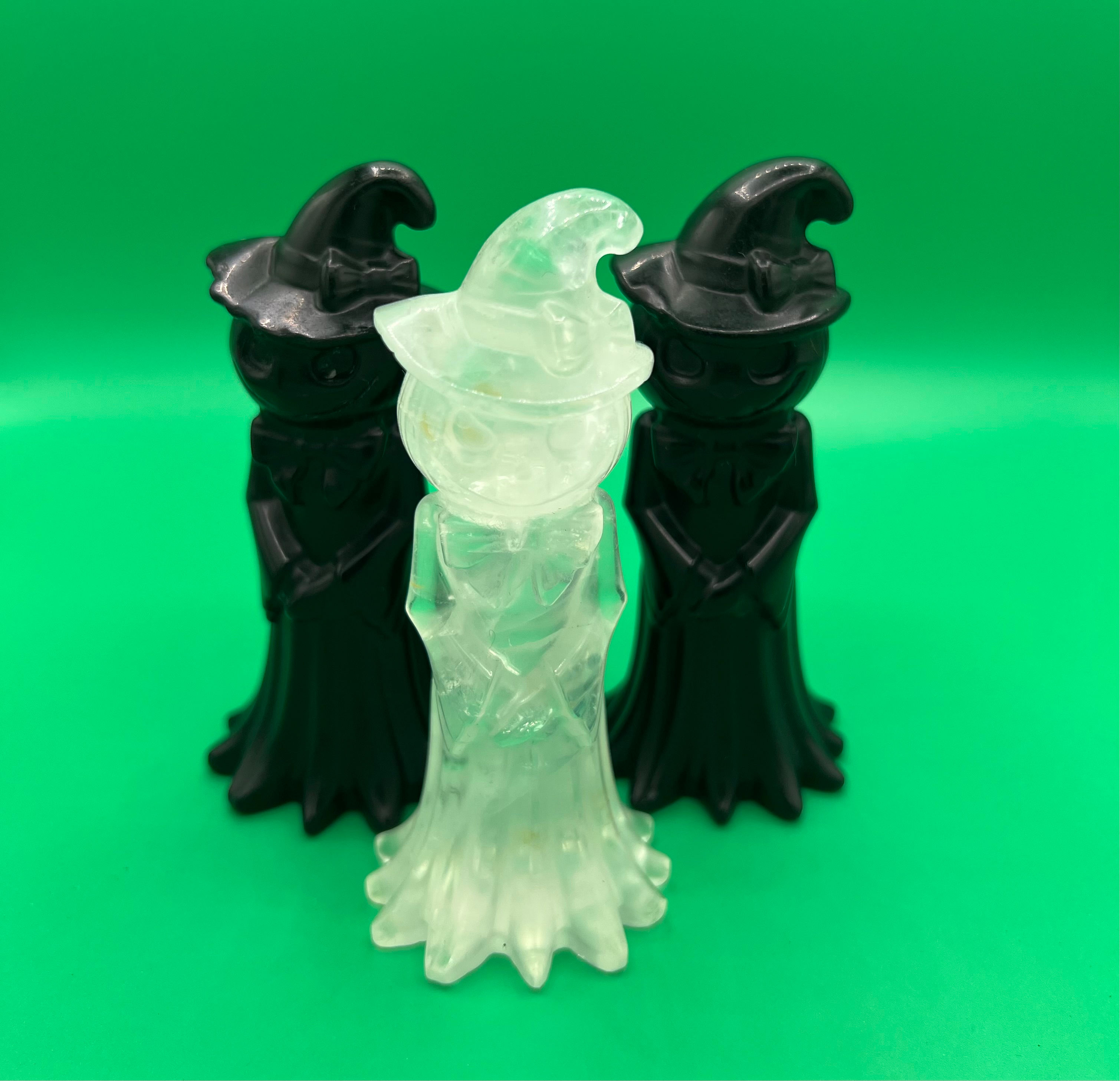 Crystal Pumpkin Witch