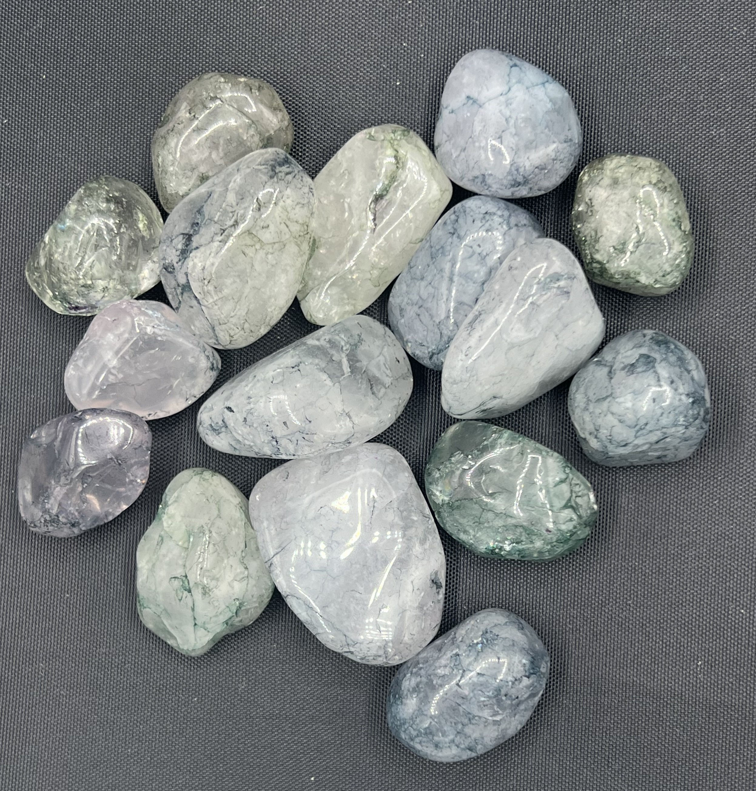 Teal Crackle Quartz