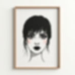 Ilustración "Ojos Negros"